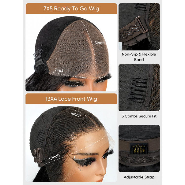 WIGGINS 250% Density Popping Curly HD Lace Front Wigs Medium Length Human Hair Wigs