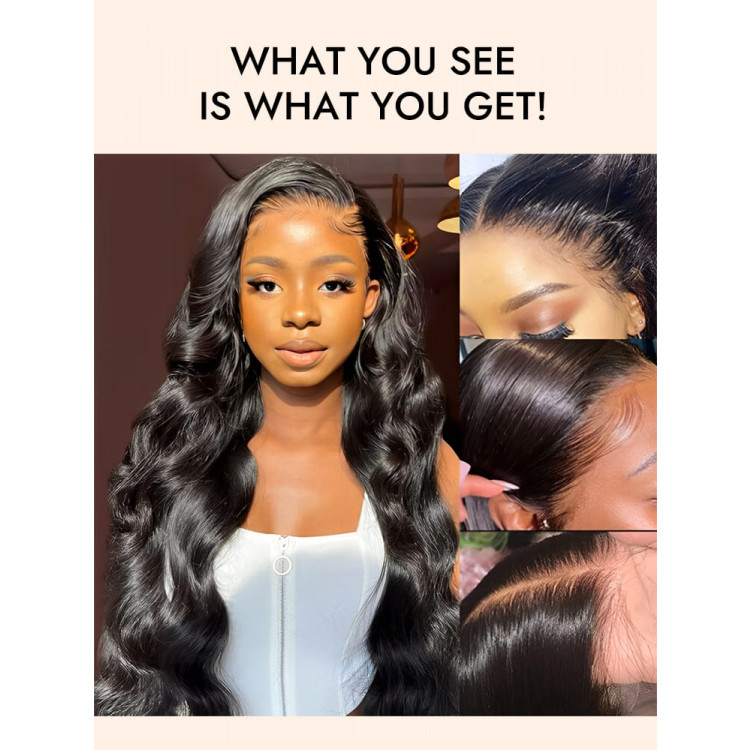 Body Wave HD Lace Wigs 180% Density Pre-plucked