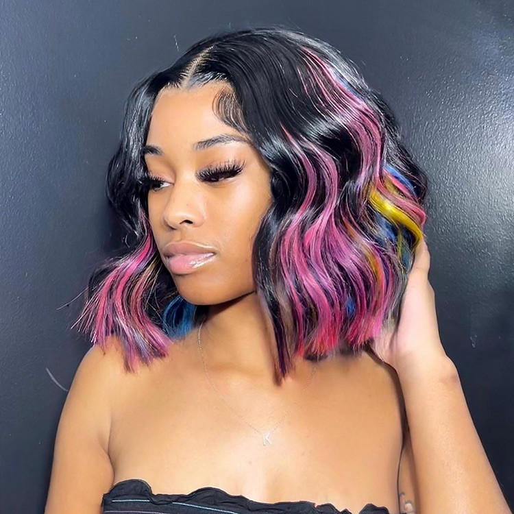 Colored online bob wigs