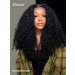 WIGGINS 250% Density Popping Curly HD Lace Front Wigs Medium Length Human Hair Wigs
