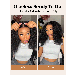 WIGGINS 250% Density Popping Curly HD Lace Front Wigs Medium Length Human Hair Wigs