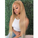 #27 Honey Blonde Body Wave 13x4 Lace Front Wigs Human Hair