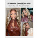 WIGGINS Brown Wig With Blonde Highlights P4/613 Piano HD Lace Front Wig