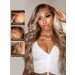 WIGGINS Brown Wig With Blonde Highlights P4/613 Piano HD Lace Front Wig