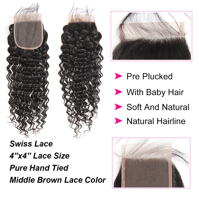 Deep Wave Lace Closure
