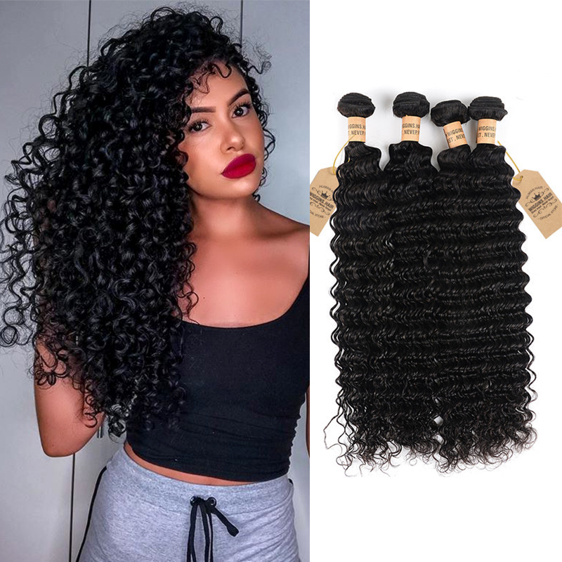 Deep Wave Virgin Hair 4 Bundles