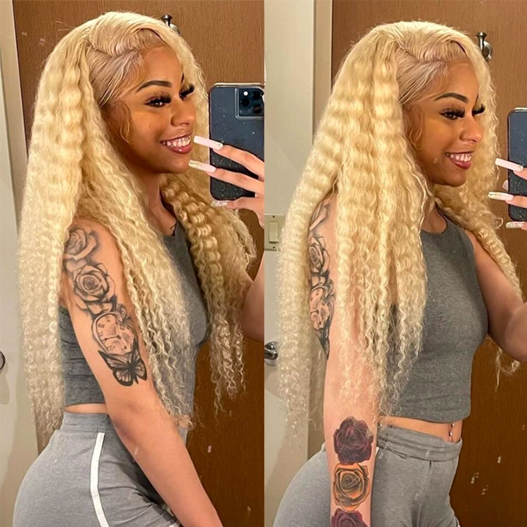 Deep Wave Blonde Wigs