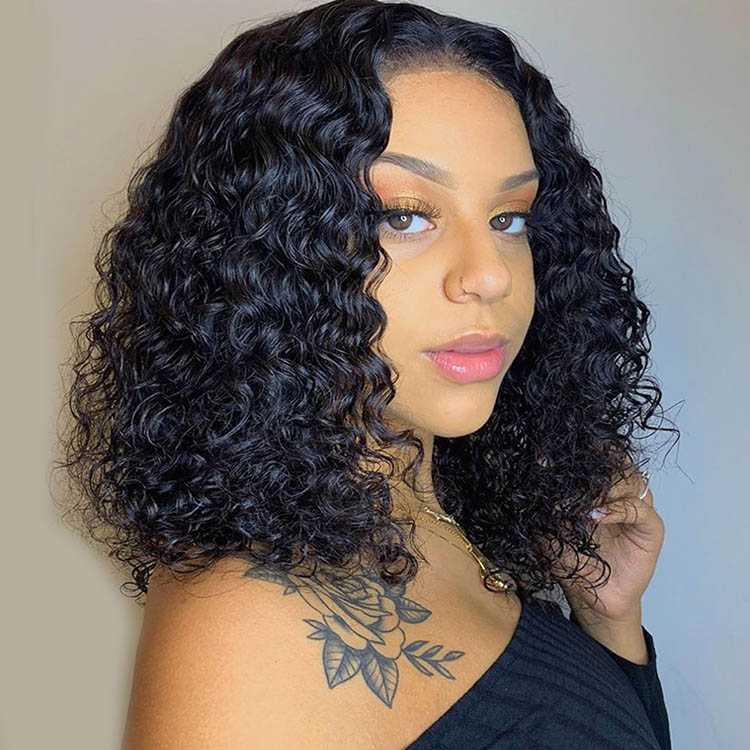 deep wave bob wigs