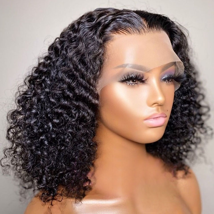 deep wave short bob wigs
