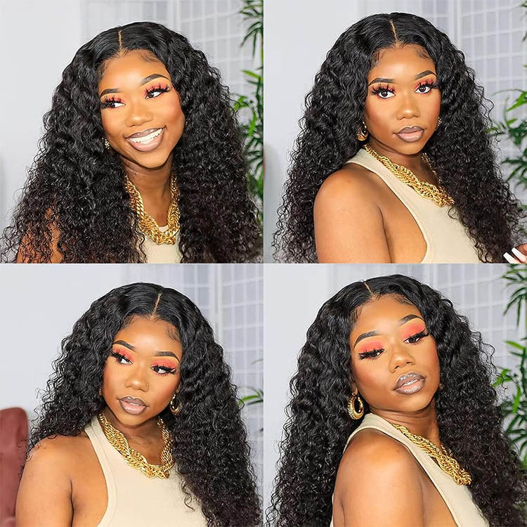 deep wave 6x6 closure wigs