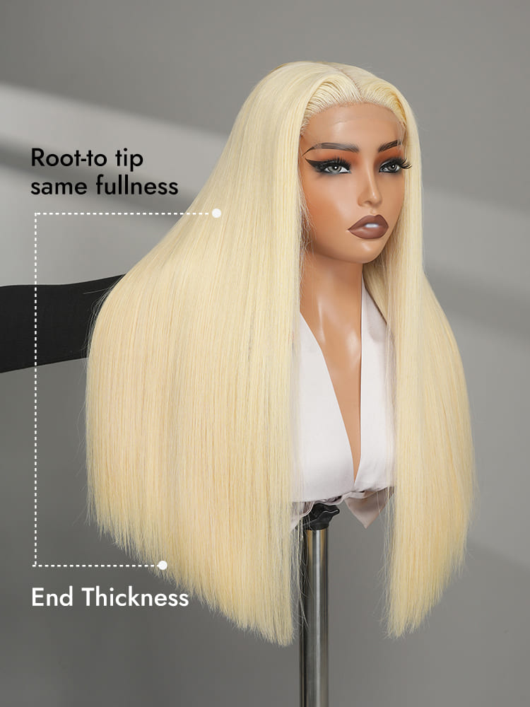 Super double drawn 5x5 HD lace