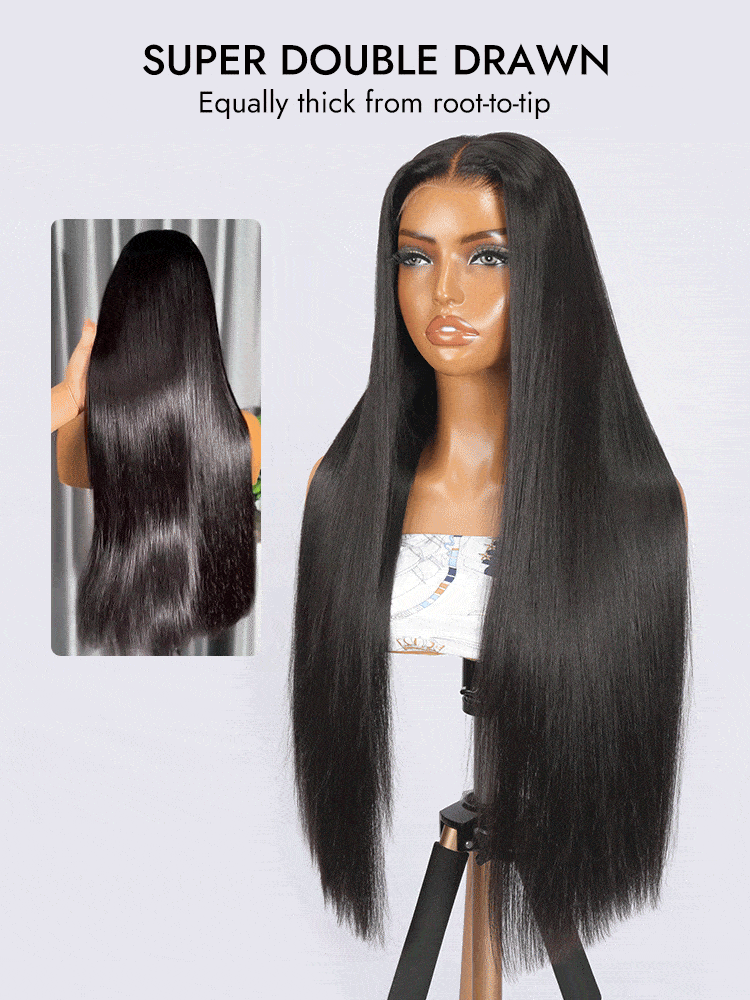  Straight Super Double Drawn Human Hair