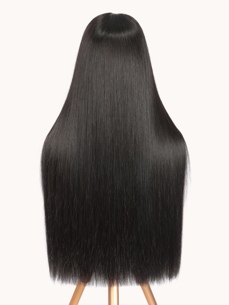  250% Super Double Drawn Straight Human Hair Wig