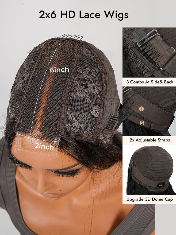 Curly 2x6 HD Lace Closure