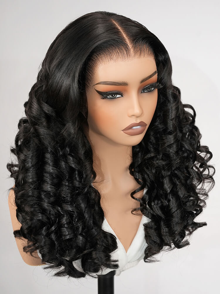 Bouncy Curly Human Hair Ready to Go