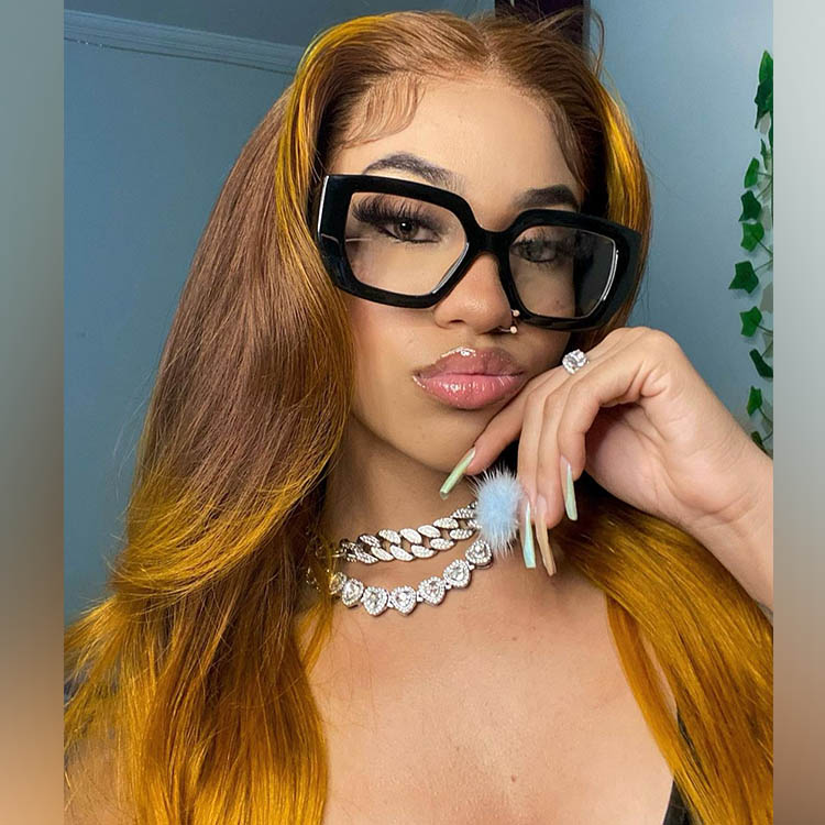 ginger brown highlight wigs