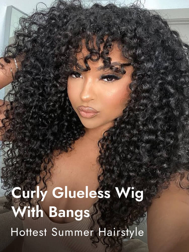 Wear To Go 6x8 Lace Closure Curly Wigs