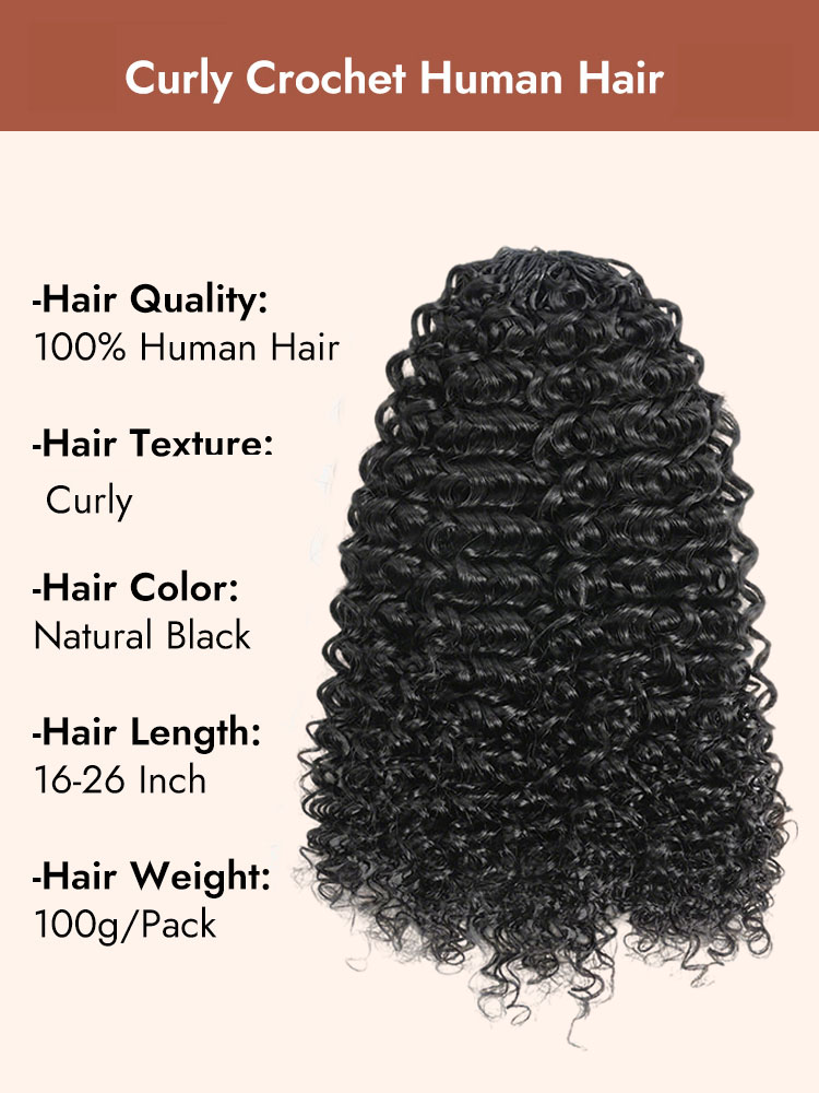 no glue human hair pack