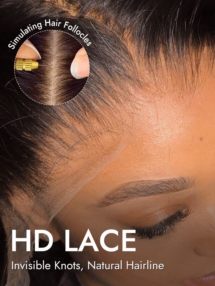 single knot HD lace wig