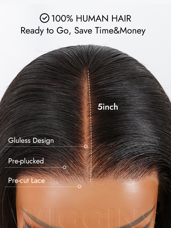 6x8 Ready To Go Wig With Fake Scalp