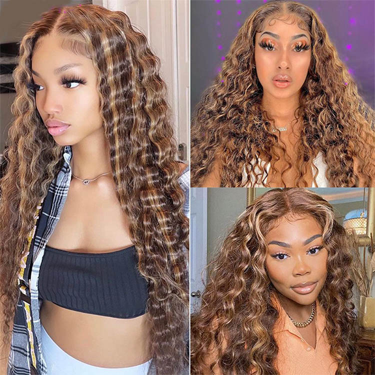 highlight crimp wigs