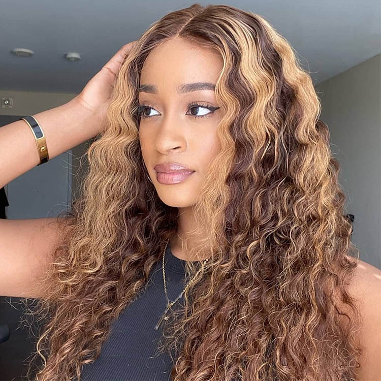 highlight crimp wigs