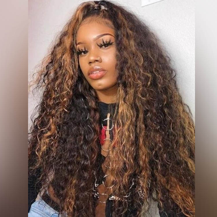 highlight deep wave wigs