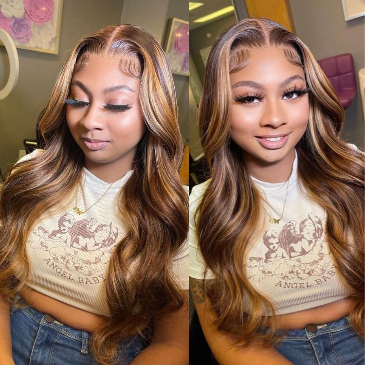 Dark Brown Hair With Highlights Straight