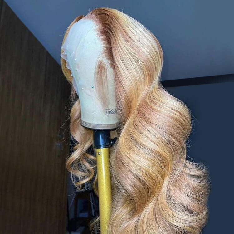 Highlighted Strawberry Blonde Hair
