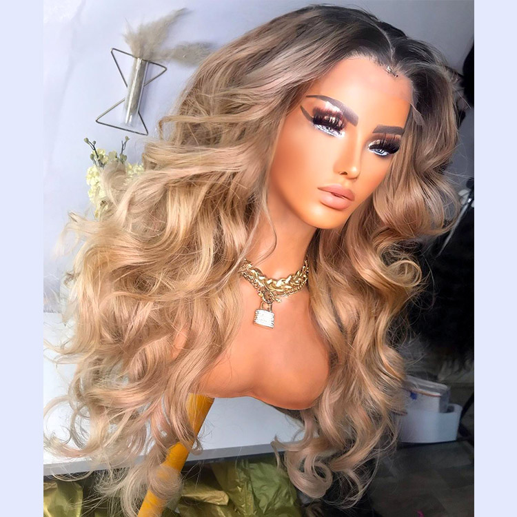 Honey Blonde Ombre Wigs