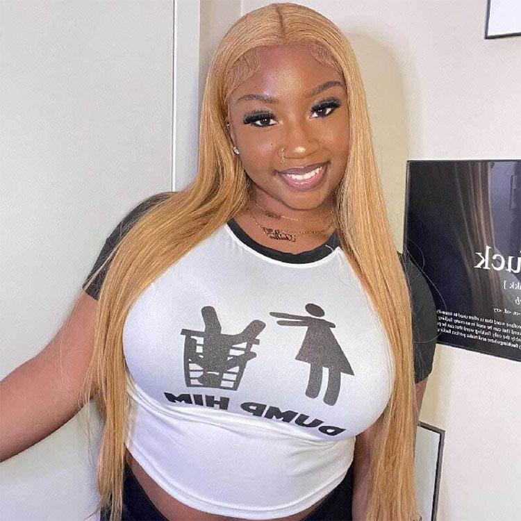 honey blonde wigs human hair