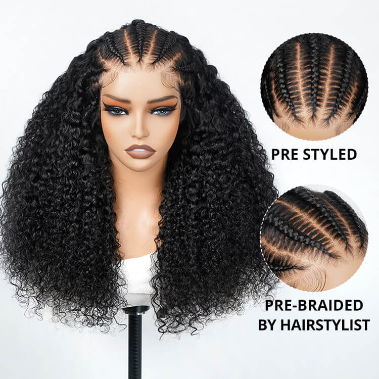 Human Braiding Hair Curly