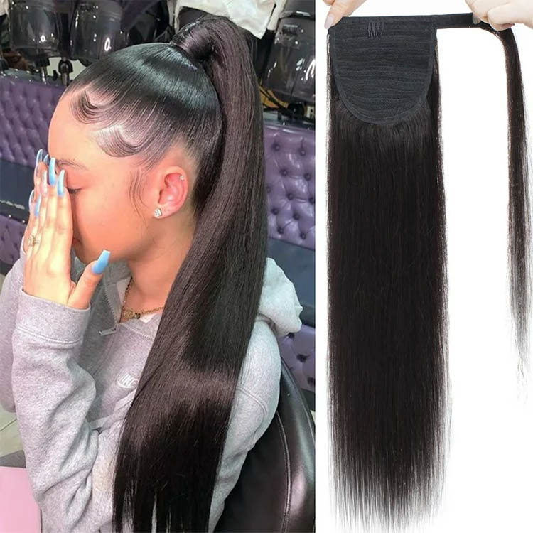 Straight Hair Ponytail 