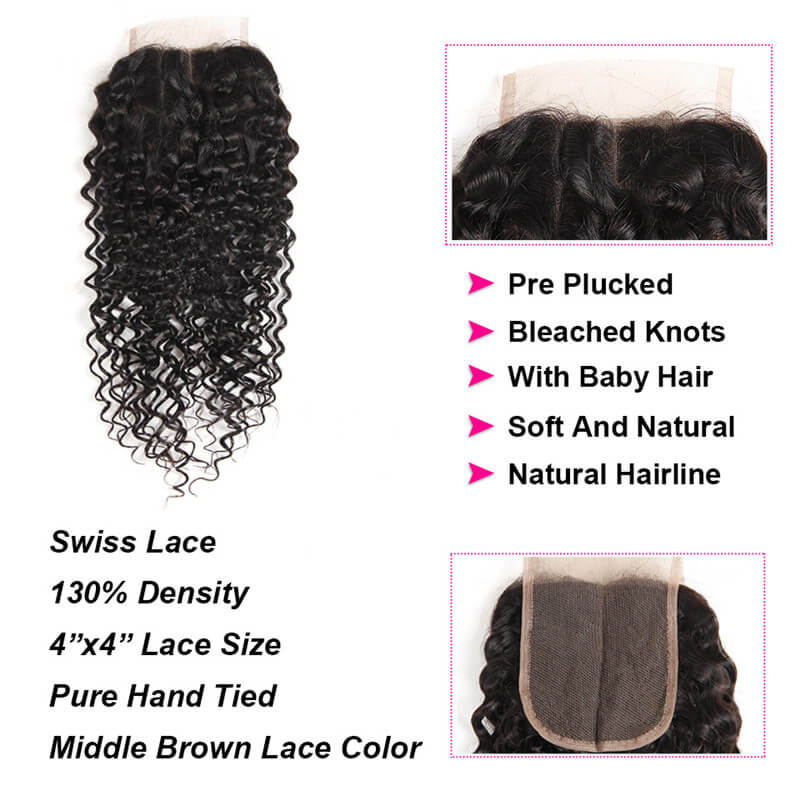3pcs Brazilian Jerry Curly Hair