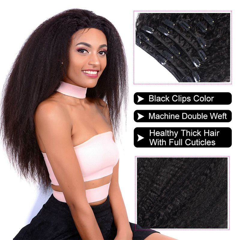 Kinky Straight Human Hair