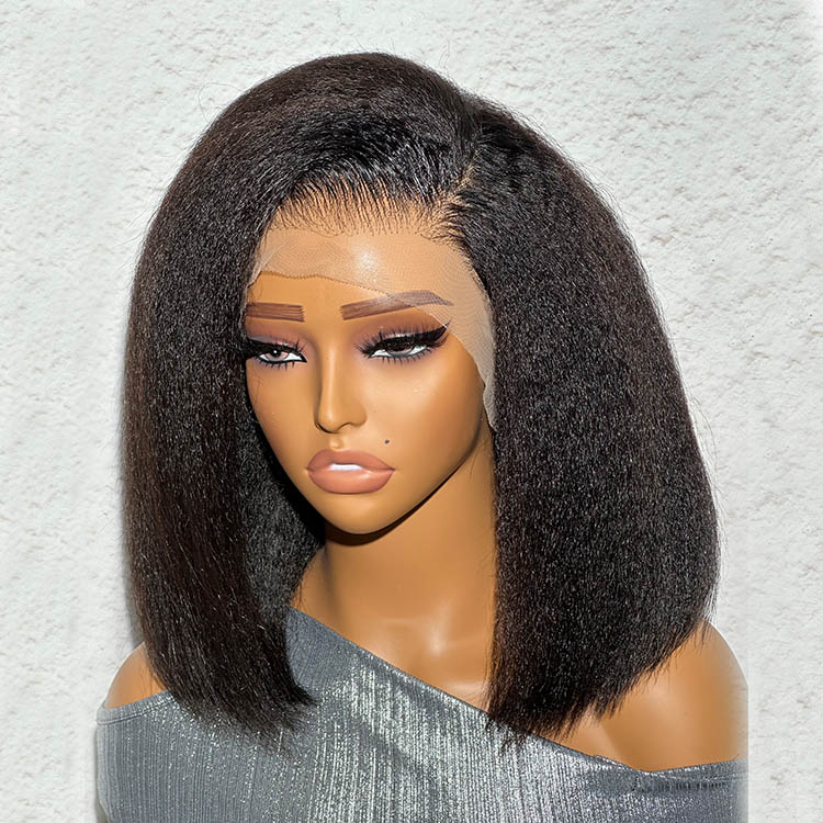 kinky straight bob wigs