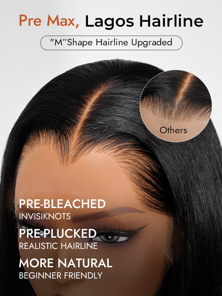 straight lace with with lagos hairline