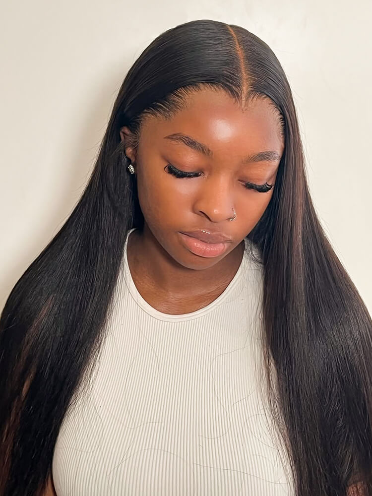 lagos hairline straight hair lace wig