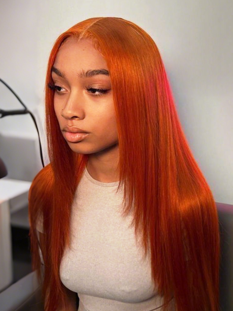 layered straight 5x5 lace wig