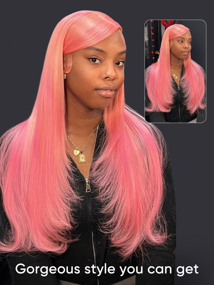 light pink hair