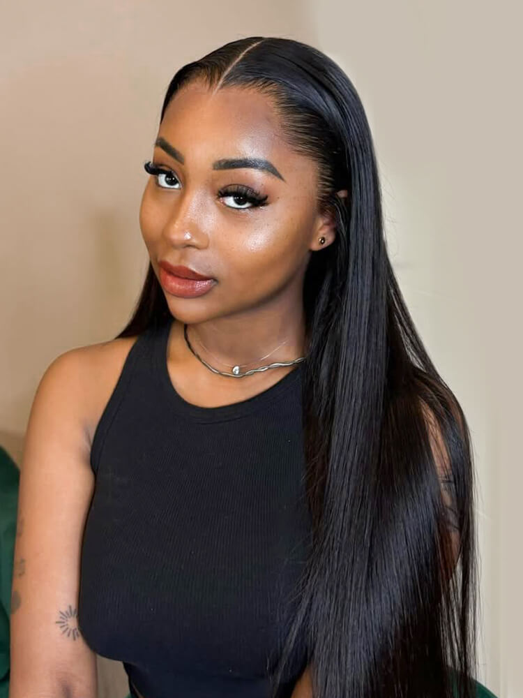 lagos hairline straight lace frontal wig