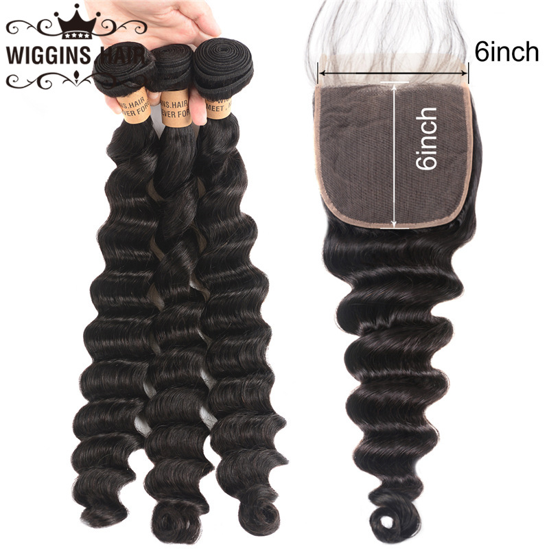 loose deep 6*6 lace closure