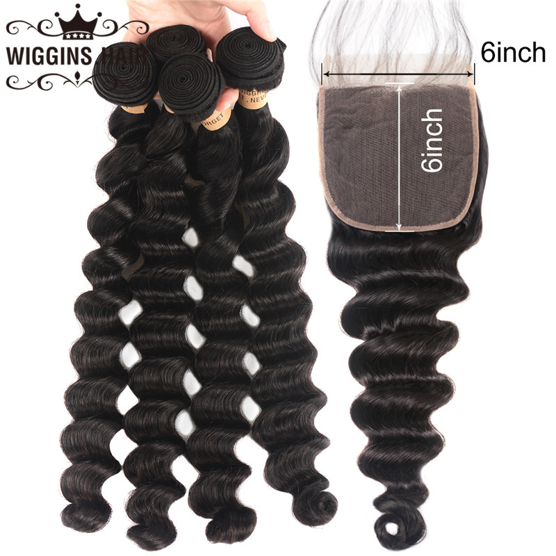 Bundles with 6*6 Lace Closure