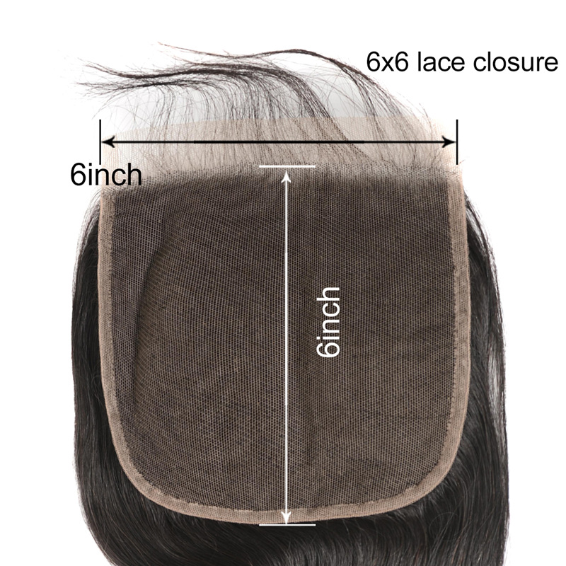 loose deep 6*6 lace closure