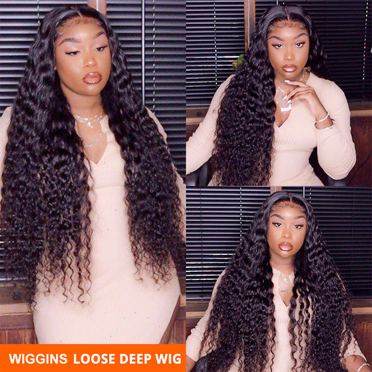 loose deep wave Closure Wig