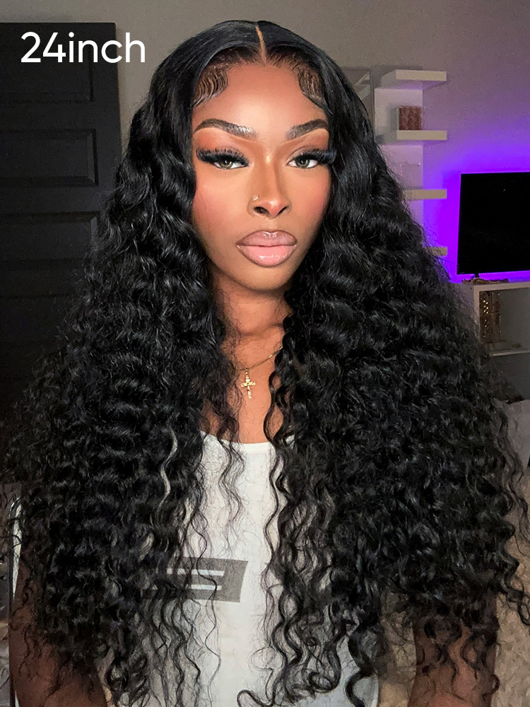 loose deep wave lace front wig