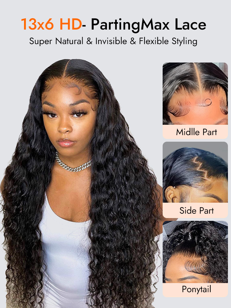 Loose Deep Wig with Pre Plucked