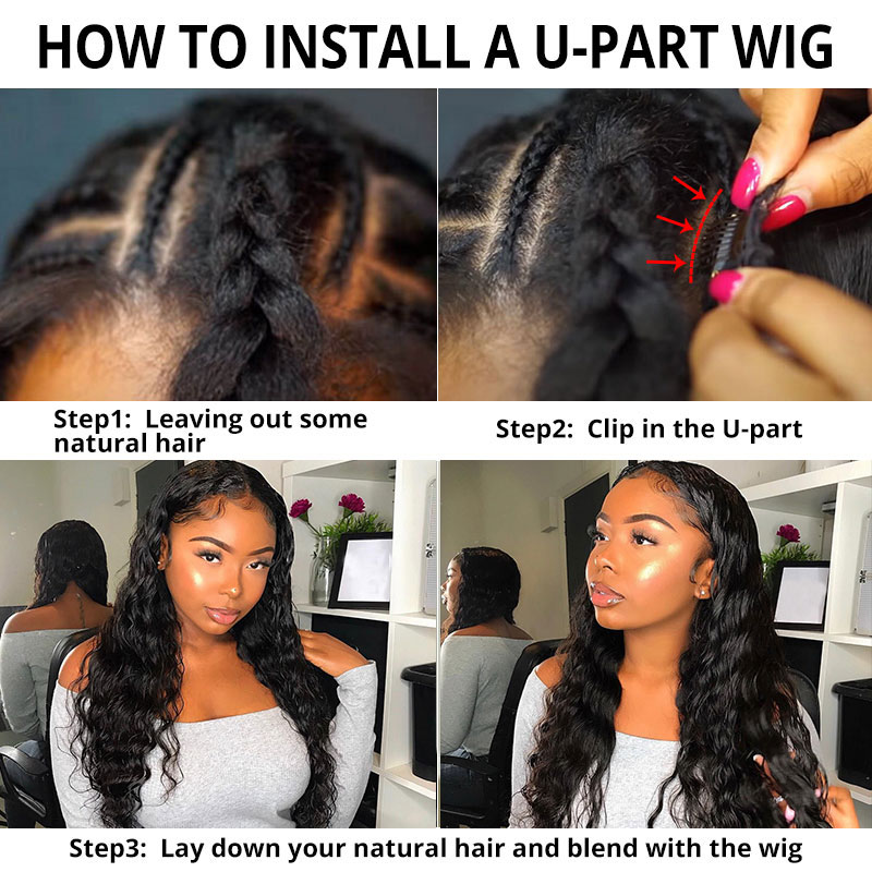 Loose Deep Wave U Part Wigs
