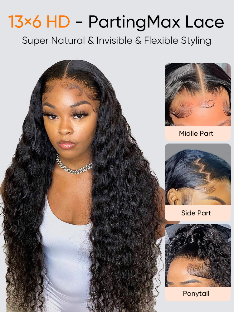 Loose Deep Wig with Pre Plucked