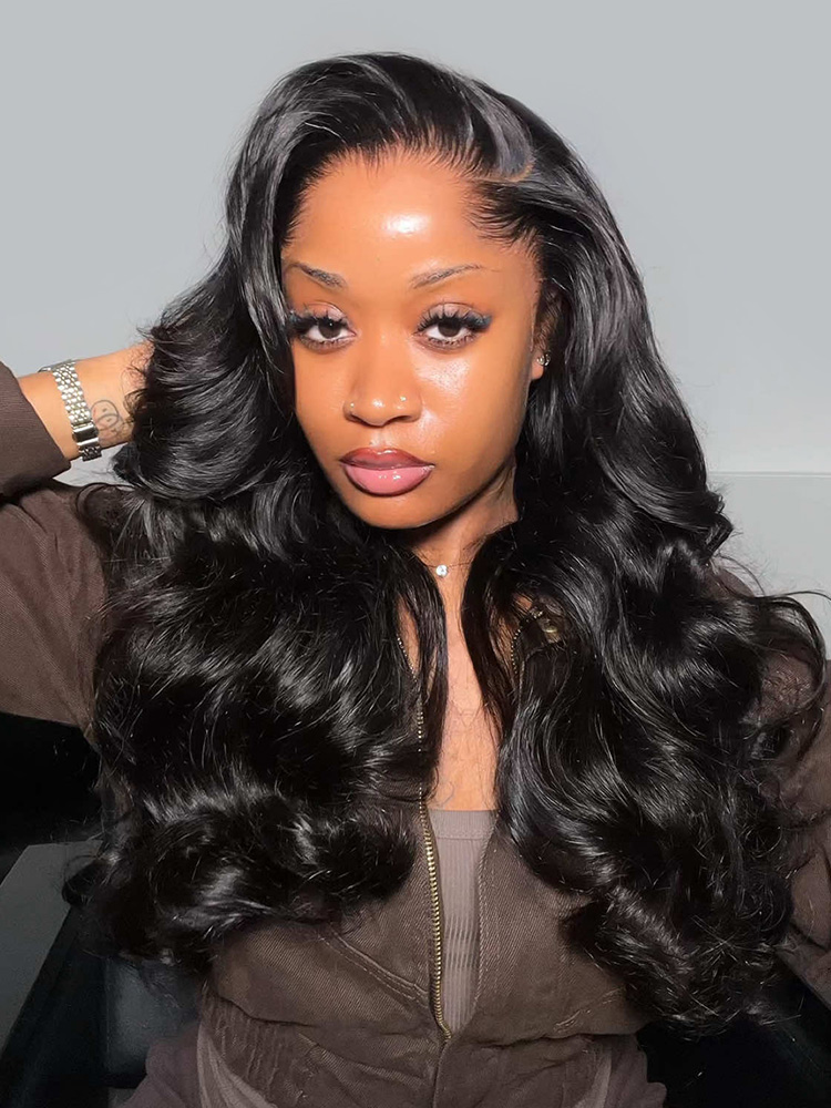 M Shaped Lagos Hairline Pre Styled Body Wave 13x6 HD Lace Front Wig